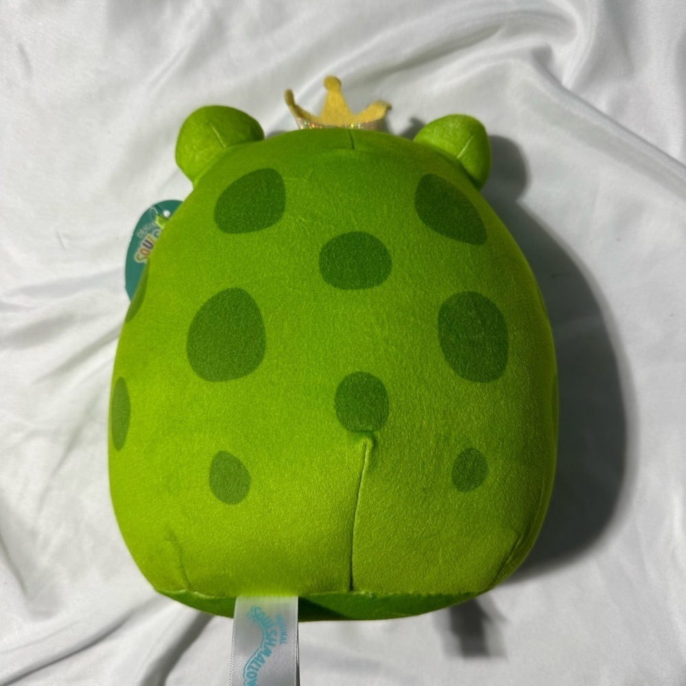 Squishmallows Baratelli Frog Prince 8” Plush NWT – Crowned Green Frog – Kellytoy - Picture 2 of 9